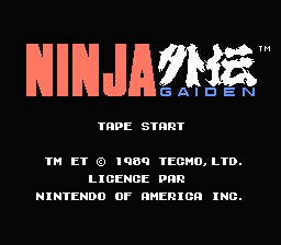 Ninja Gaiden (série) - Capture 1